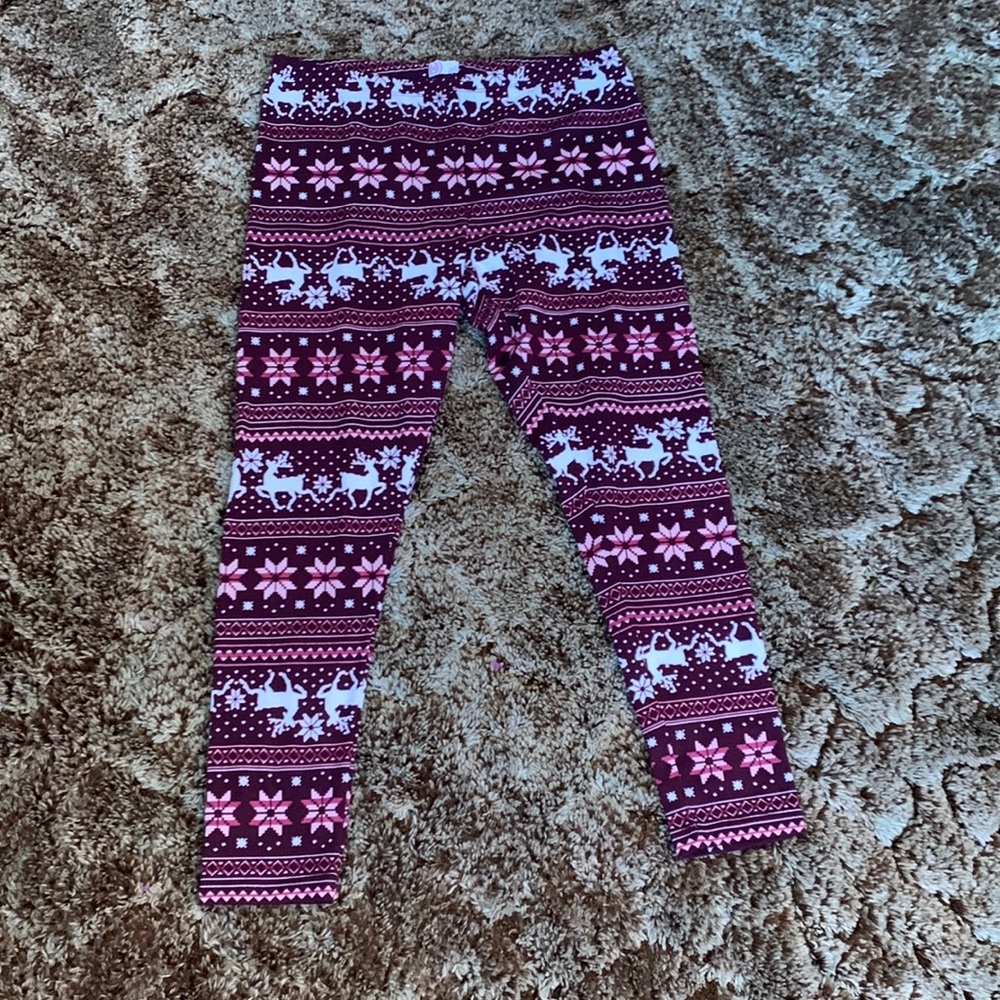 So juniors size xl knit holiday leggings